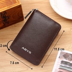 ABYS RFID Protected Leather 9 Slots Card Holder For Men & Women
