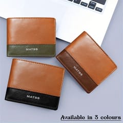 MATSS RFID Protected Tan-Cognac Original Leather Wallet For Men