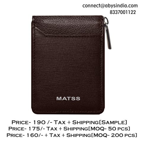 MATSS 11 Slots Chocolate Colour Card Holder