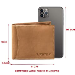 RFID Protected Hunter Leather Wallet For Men