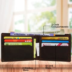 RFID Protected Dark Hunter Leather Wallet For Men