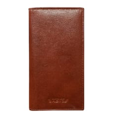 Genuine Leather Light Brown Colour Long Wallet