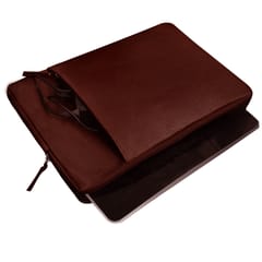 14 Inch Dark Brown Laptop Sleeve