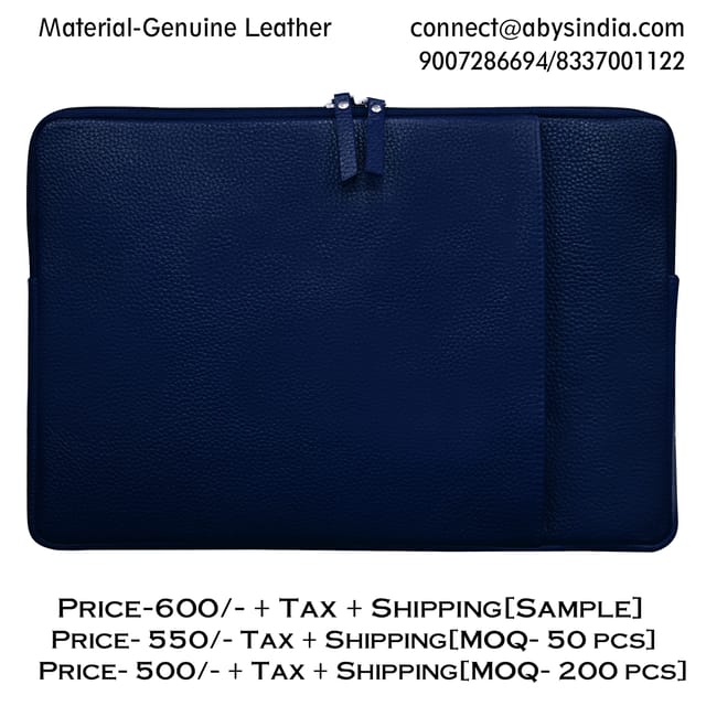 14 Inch Blue Laptop Sleeve